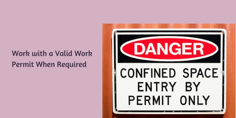 Work with a Valid Work Permit When Required